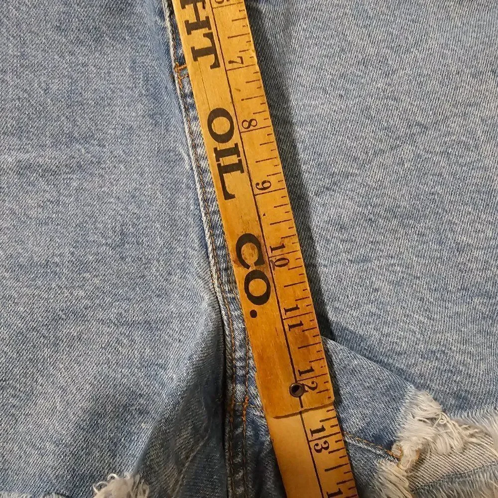 EUC LIKE NEW LOFT MADE AND LOVED RAW HEM HI RISE SHORTS SIZE 10/ 30 WOMENS